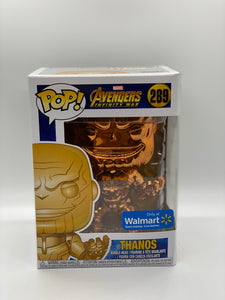 Funko Pop! Marvel Avengers Infinity War Chrome Walmart Exclusive - Thanos (Orange Chrome) #289